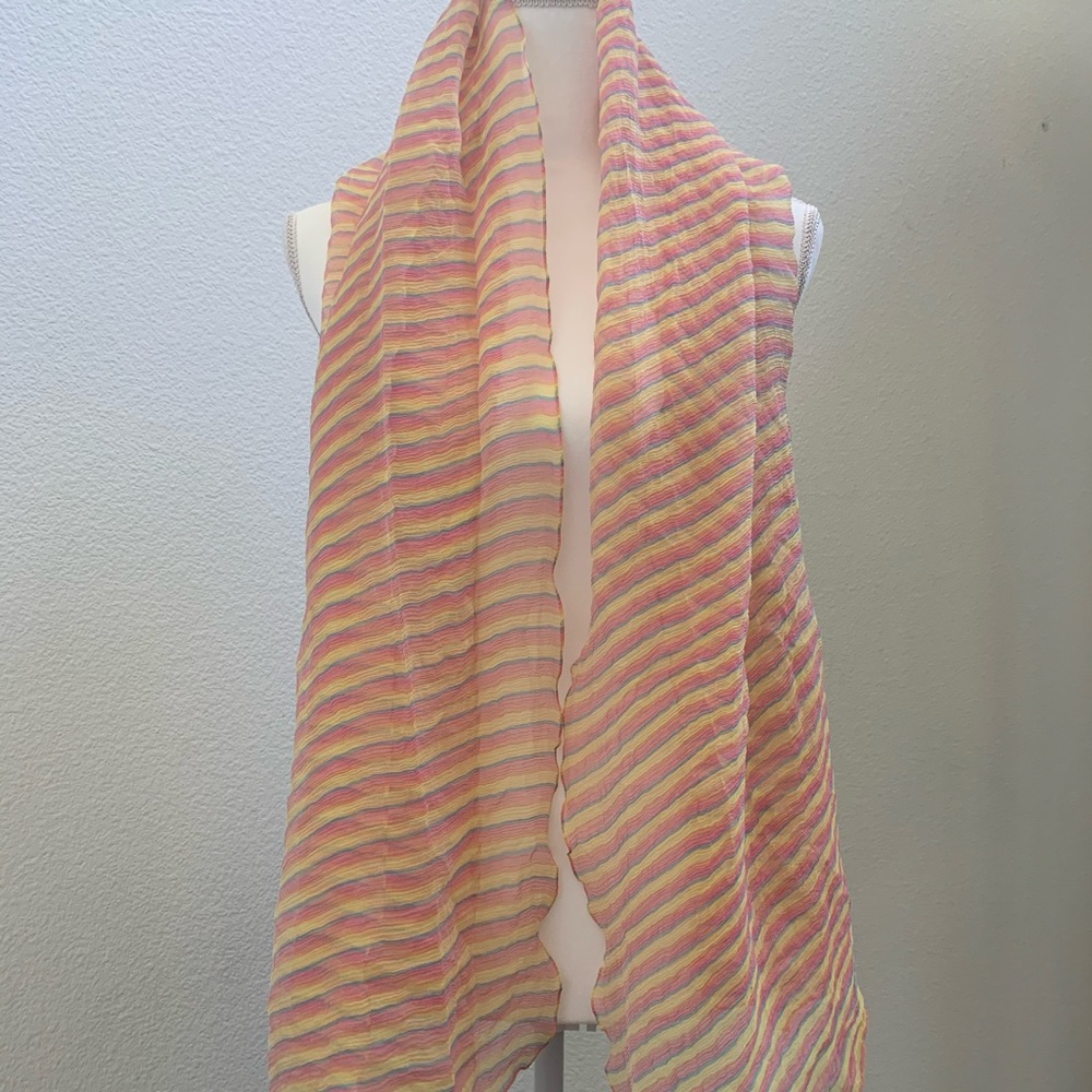 Giorgio Armani Silk Oversized Scarf Wrap Shawl